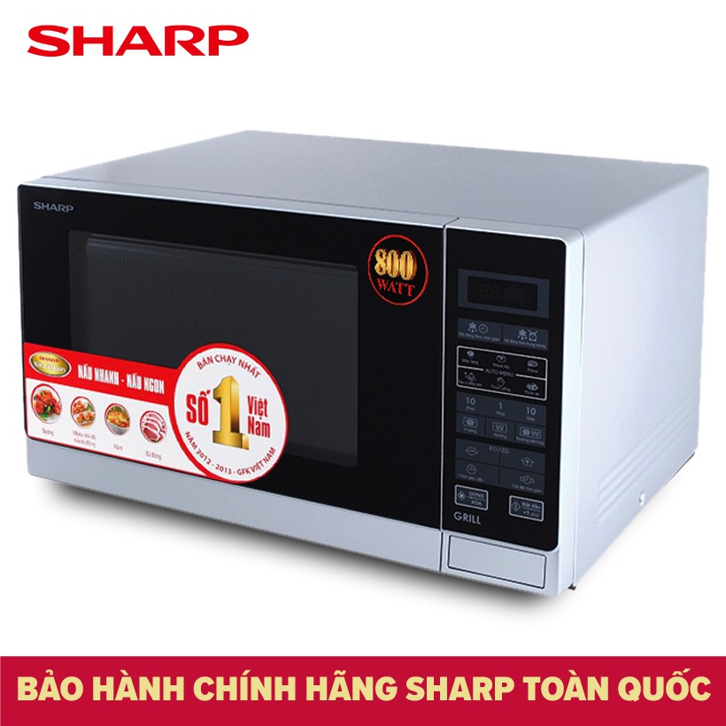 CHÍNH HÃNG Lò vi sóng có nướng Sharp R-G272VN-S