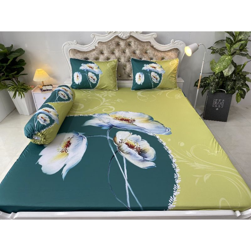 Bộ Ga giường Thun Lạnh 5D Cao Cấp
