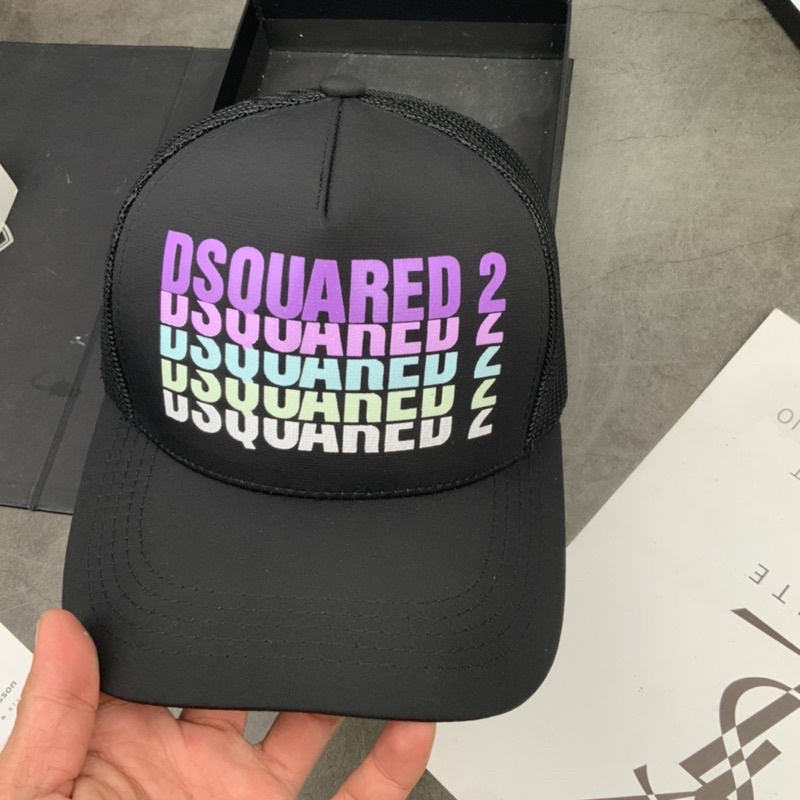 Mũ Lưỡi Trai Phối Lưới DSQUARED2 Khoá Nút Thời Trang Nam
