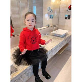 Áo hoodie đỏ nỉ chobe