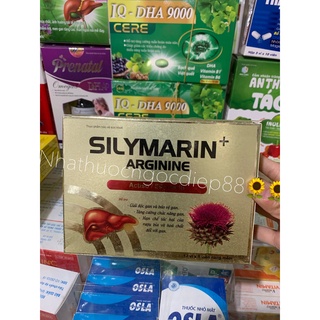 Viên uống Silymarin + Arginine hỗ trợ các bệnh về gan (Hộp 60 viên)