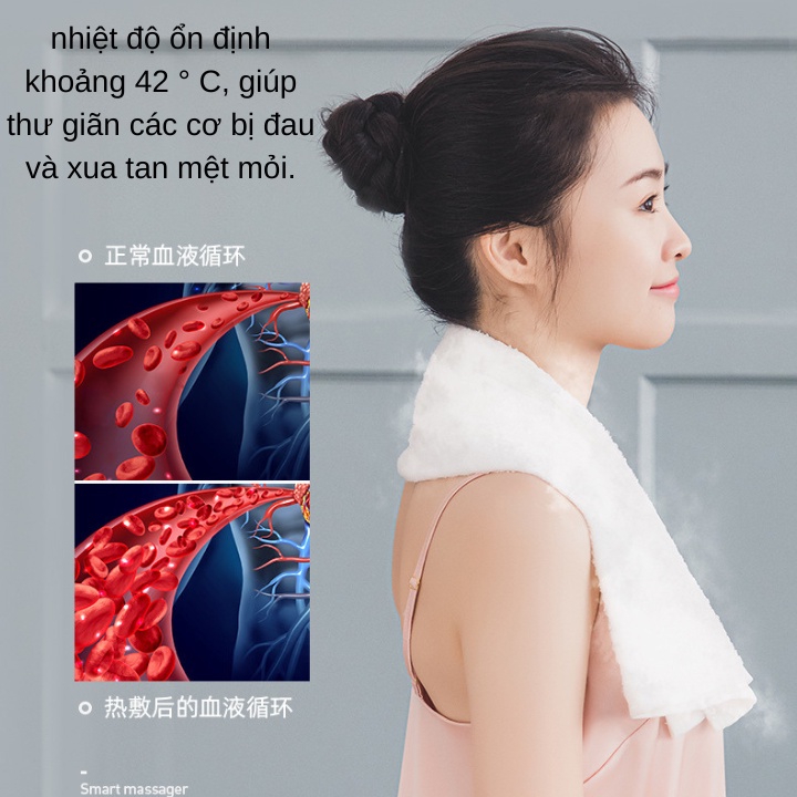 Máy Massage Cổ Vai Gáy Đa Năng 5 chế độ mát xa - 15 cấp độ điều chỉnh