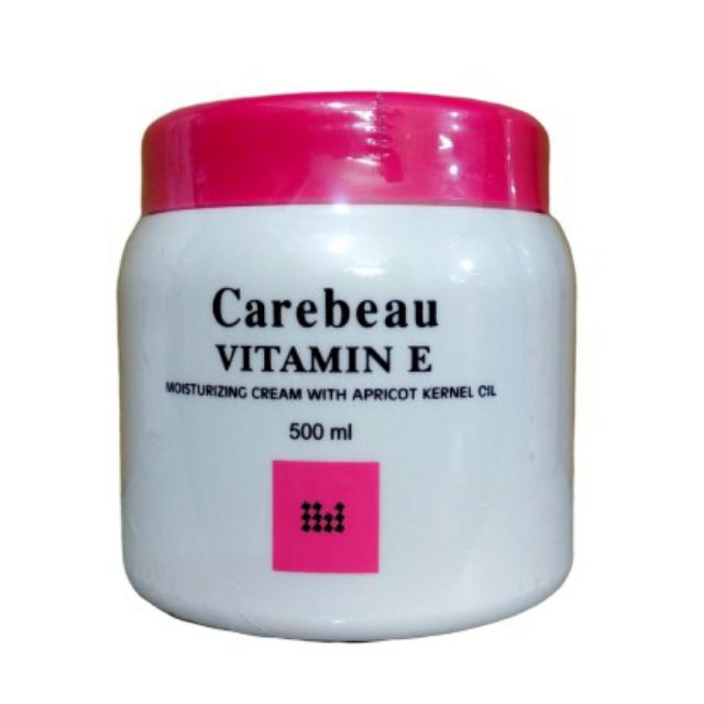 Kem dưỡng trắng body Carebeau vitamin E 500g Thái Lan