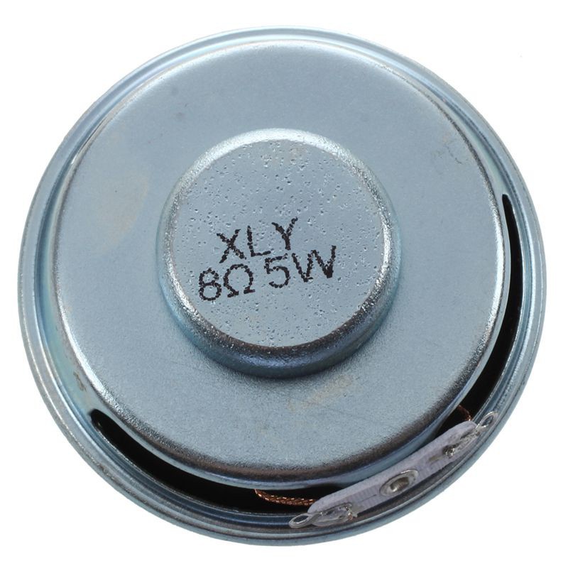 50mm 2" Dia. Magnetic Type Aluminum Shell Round Speaker 8 Ohm 5W