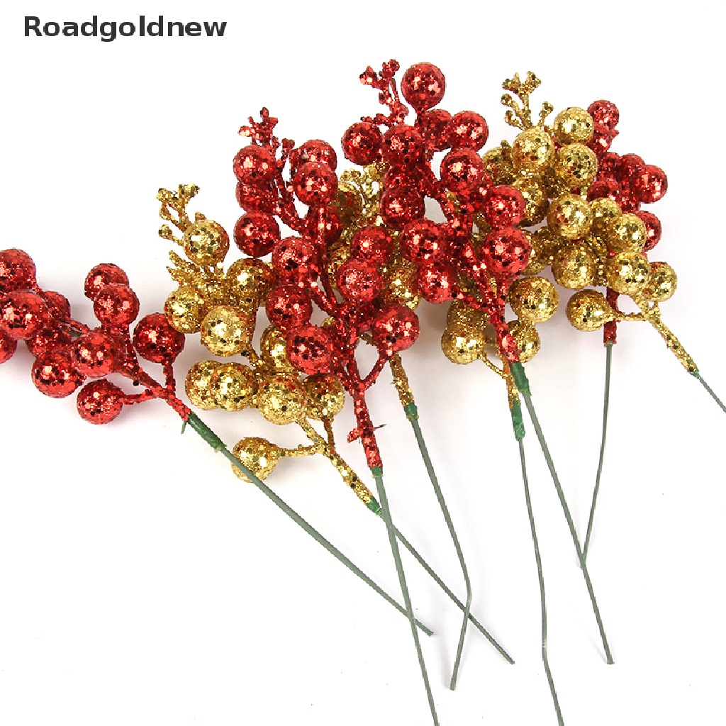 【RGN】 12pcs Christmas Tree DIY Wreath Crafts Gift Fireplace Holiday Home Decoration 【Roadgoldnew】