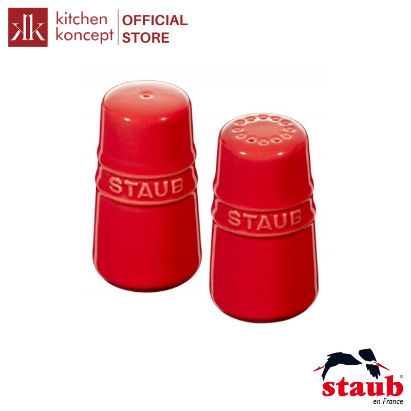BỘ HŨ RẮC GIA VỊ STAUB ĐỎ CHERRY