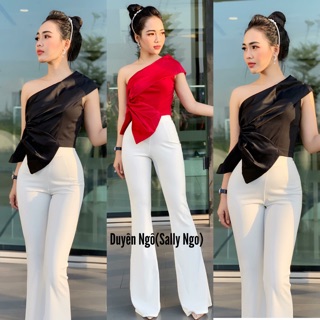 Quần ống loe đủ màu