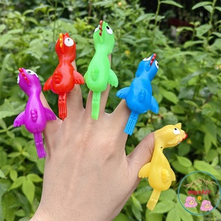 [5 MÀU] Gà Cao Su Bắn Vui Chơi Giải Trí Xả Stress, Gà Dính Tường Siêu Hot Vui Nhộn, Đồ Chơi Giải Trí Kids Shop