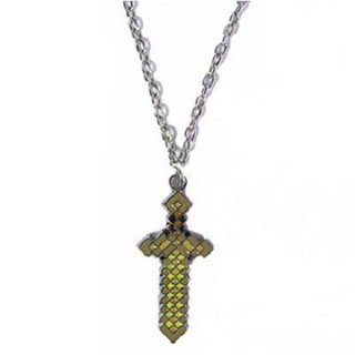 Dây Chuyền Minecraft Kiếm Màu Vàng Cực Đẹp