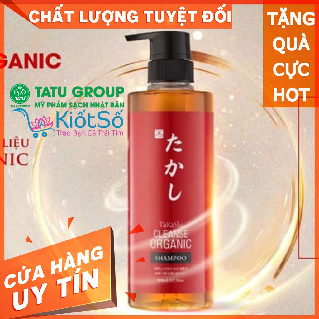 Dầu Gội Organic TAKASHI - Mỹ Phẩm Sạch Nhật Bản TAKASHI