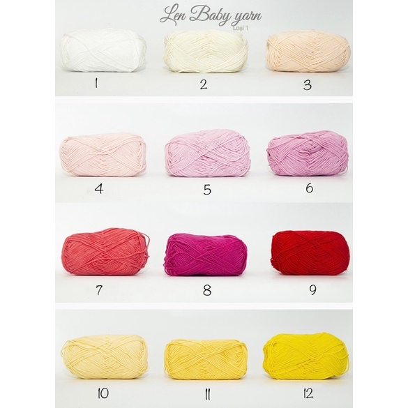 Len Baby Yarn loại 1