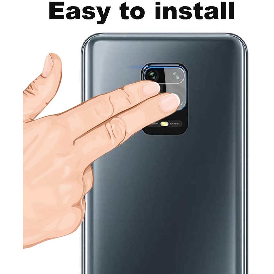 Kính Cường Lực Bảo Vệ Camera 2 Trong 1 Cho Xiaomi Redmi Note 9 Pro / Note 9s