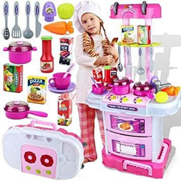 Đồ chơi nấu ăn đa năng Little chef 3 in 1 có âm thanh và ánh sáng