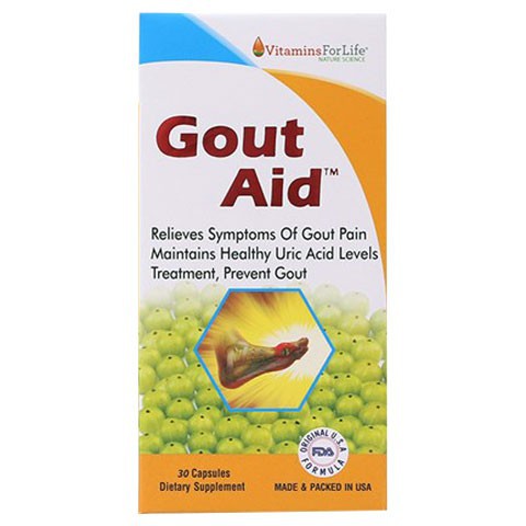 Viên Uống Gout Aid Hỗ Trợ Giảm Acid Uric Trong Máu, Ngăn Ngừa Hình Thành Các Tinh Thể Gây Đau Hộp 30 Viên