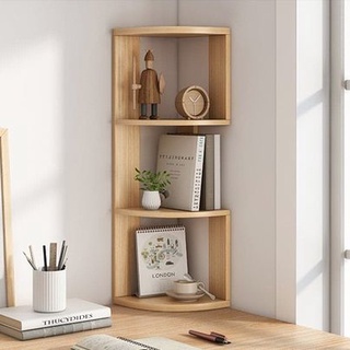[KỆ GÓC TƯỜNG] Kệ sách gỗ, kê trang trí góc tường 3 ngăn nhiều công dụng - FNL98.03
