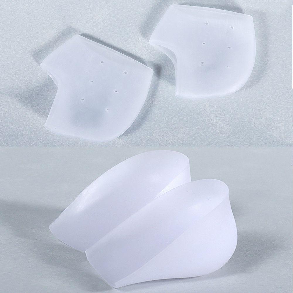 Cặp Đệm Gel Dán Gót Chân Trong Suốt Giúp Tăng Chiều Cao Tiện Dụng