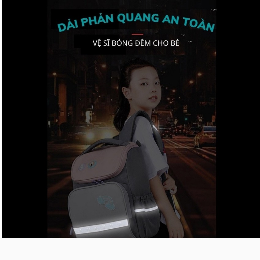 [BALO CHỐNG GÙ LOẠI 1 ] Balo trẻ em OUDELE túi sách cho bé cặp đi học đồ dùng học tập hỗ trợ cho trẻ