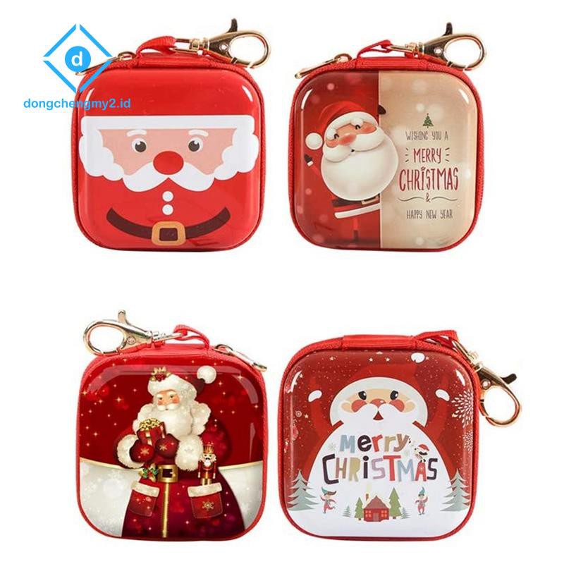 4Pcs Wallet Candy Boxes Christmas Tree Ornaments Hanging Decorations