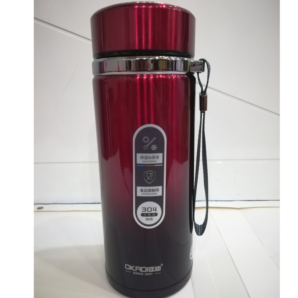 Bình Giữ Nhiệt Okadi INOX 304 900ml - Hàng Chuẩn Nhập Và Giữ Nhiệt Cực Kỳ Tốt Từ 12 Đến 24 Tiếng