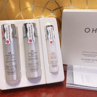 Bộ dưỡng trắng da ohui extreme white 3 món có tem date 2022