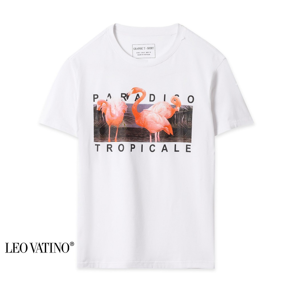 Áo thun nam cổ tròn GRAPHIC in cao cấp vải Cotton xuất xịn,chuẩn form,trẻ trung, năng động APGP09 - Leo Vatino | BigBuy360 - bigbuy360.vn