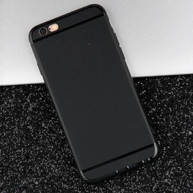 Ốp Lưng Đen Trơn 5 6 7 6s 6plus 7plus X XS