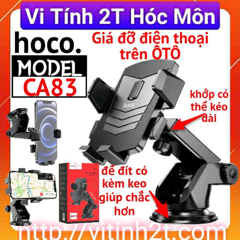 Giá đỡ điện thoại trên ô tô xe hơi xe tải hoco CA83