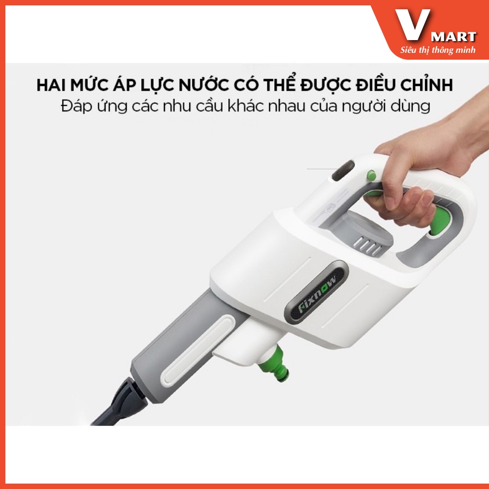 Máy rửa xe cầm tay chính hãng Fixnow Xiaomi cao cấp 300E [ V_MART siêu thị thông minh ]