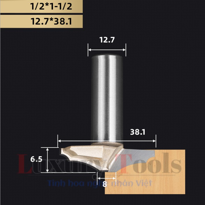 Mũi soi gỗ định hình Tideway - mũi soi huỳnh ván tạo chỉ lồi cao cấp