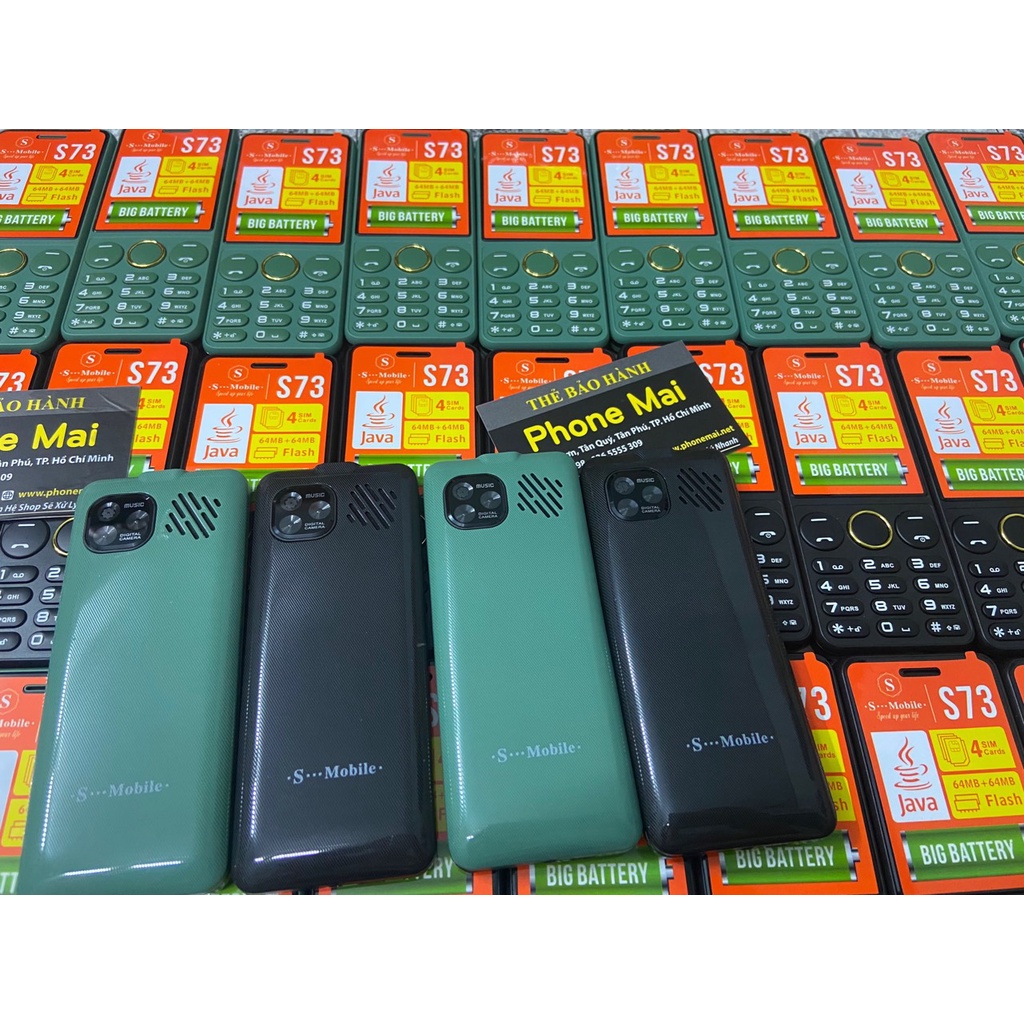 Điện Thoại 4 Sim Loa To Pin Khủng S73