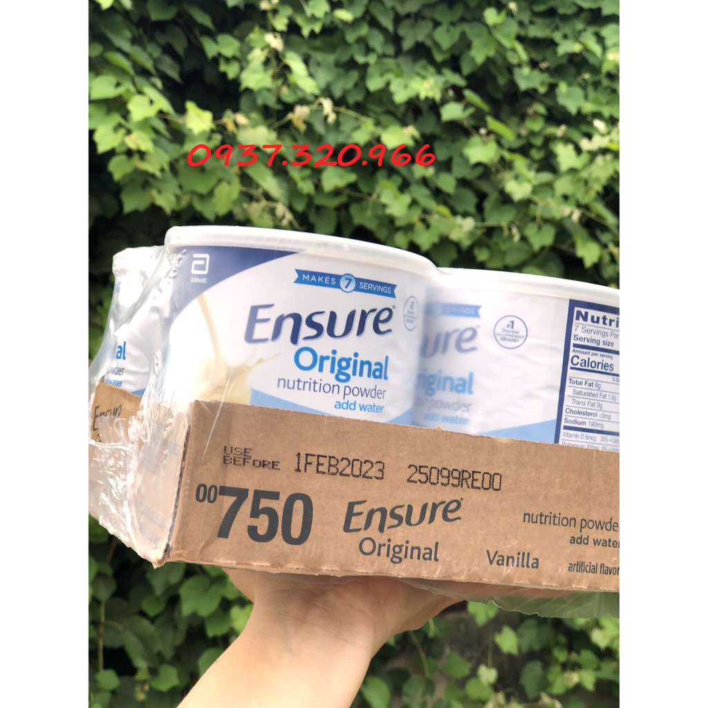 Sữa bột Ensure Mỹ 397g mẫu mới