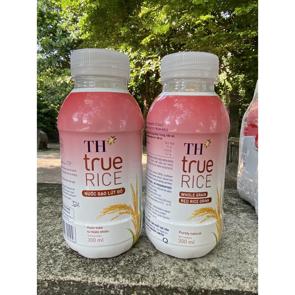 Nước Gạo Lứt Đỏ TH true RICE 300 ml