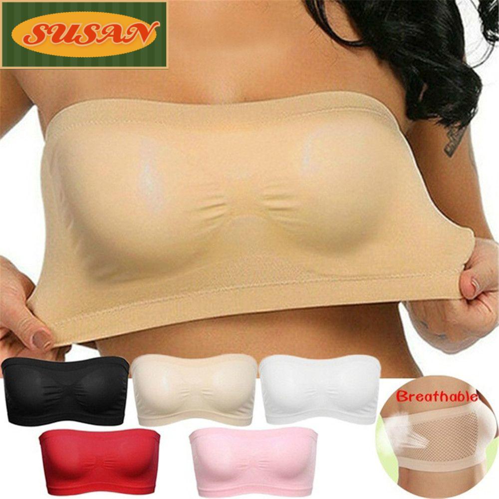 Áo lót kiểu áo ống không viền co giãn thời trang dành cho nữ