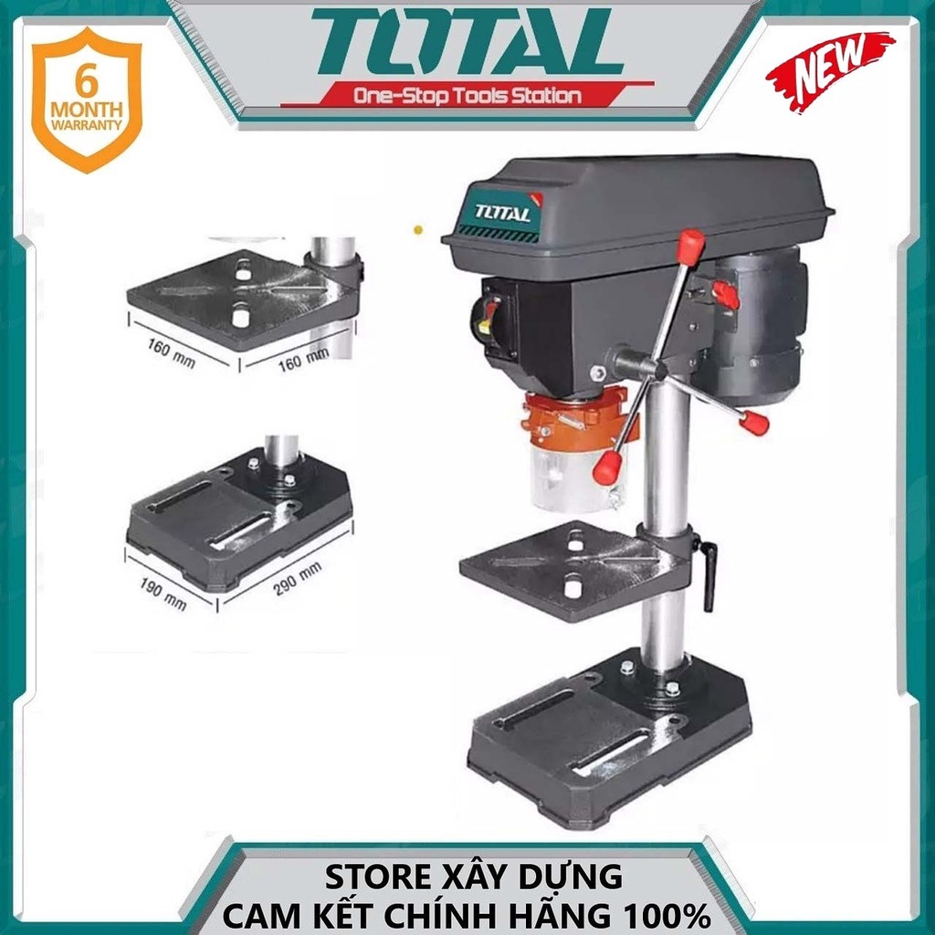 Máy Khoan Bàn 1500W Total TDP3211002 - Kích thước 32mm, Động cơ lõi dây đồng
