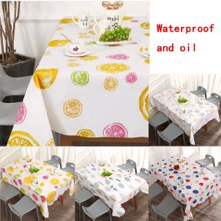 Ins Tablecloth Waterproof Oil-proof Washable Cloth Art TV Cabinet Tea Table PVC Plastic Ironing Proof Student Table Mat