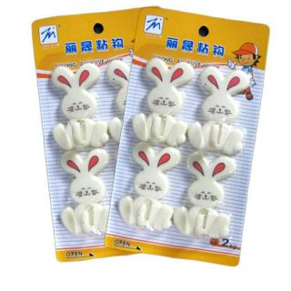 Vỉ 4 móc dán tường, vỉ 3 móc
