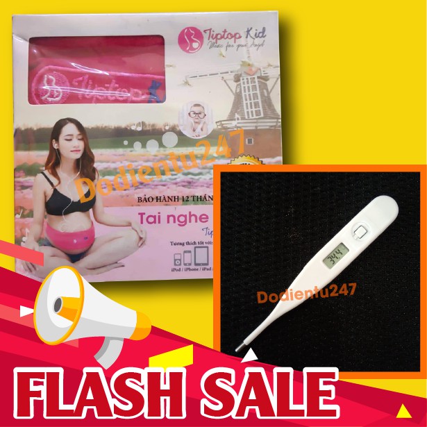 Tai nghe thai nhi Tiptopkid Chính Hãng - Tai nghe bà bầu Tiptopkid