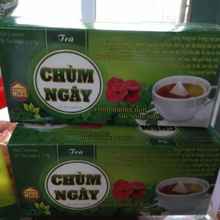 TRÀ CHÙM NGÂY ĐÁNH BAY CÁI NÓNG, LÀM ĐẸP DA