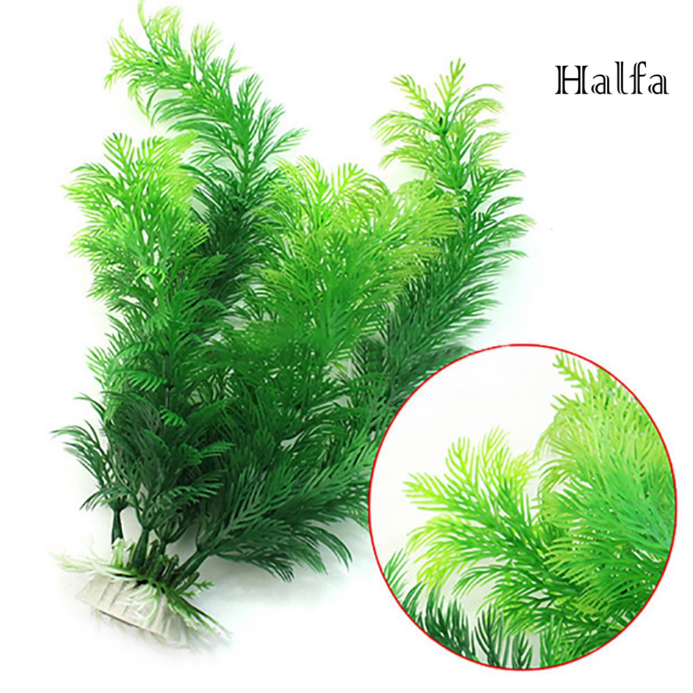 Cỏ Nhân Tạo Bằng Nhựa Trang Trí Bể Cá Đẹp Mắt