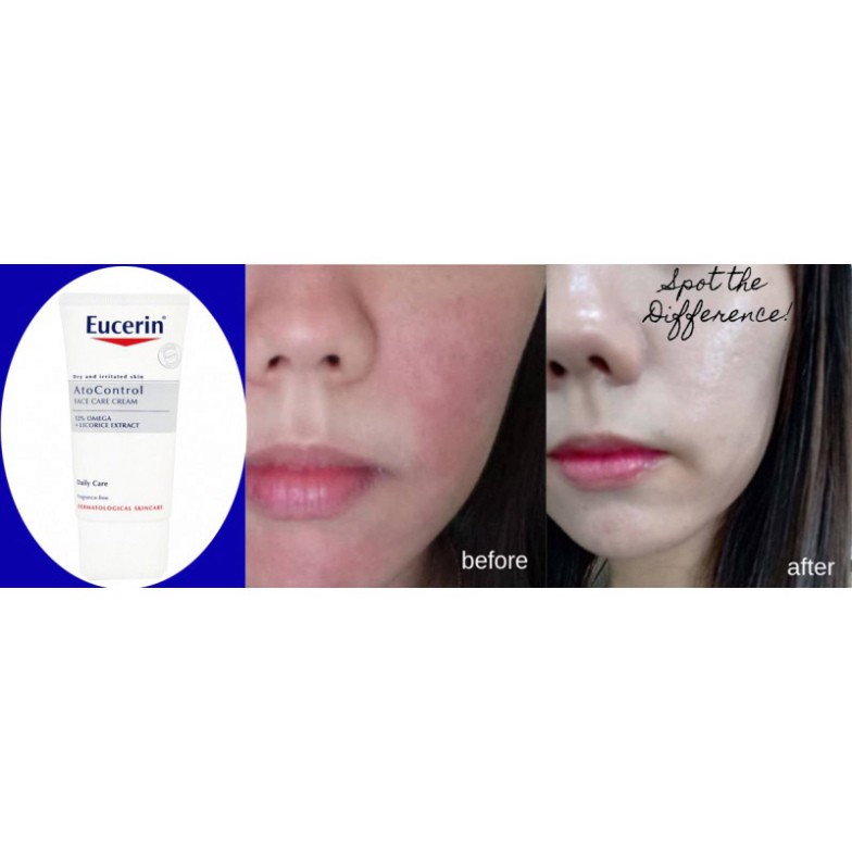 1211 ✅[CHÍNH HÃNG] Kem Dưỡng Da Mặt Eucerin Ato Control Face Care Cream 50ml - Dưỡng Ẩm, Kem Và Sữa Dưỡng Da