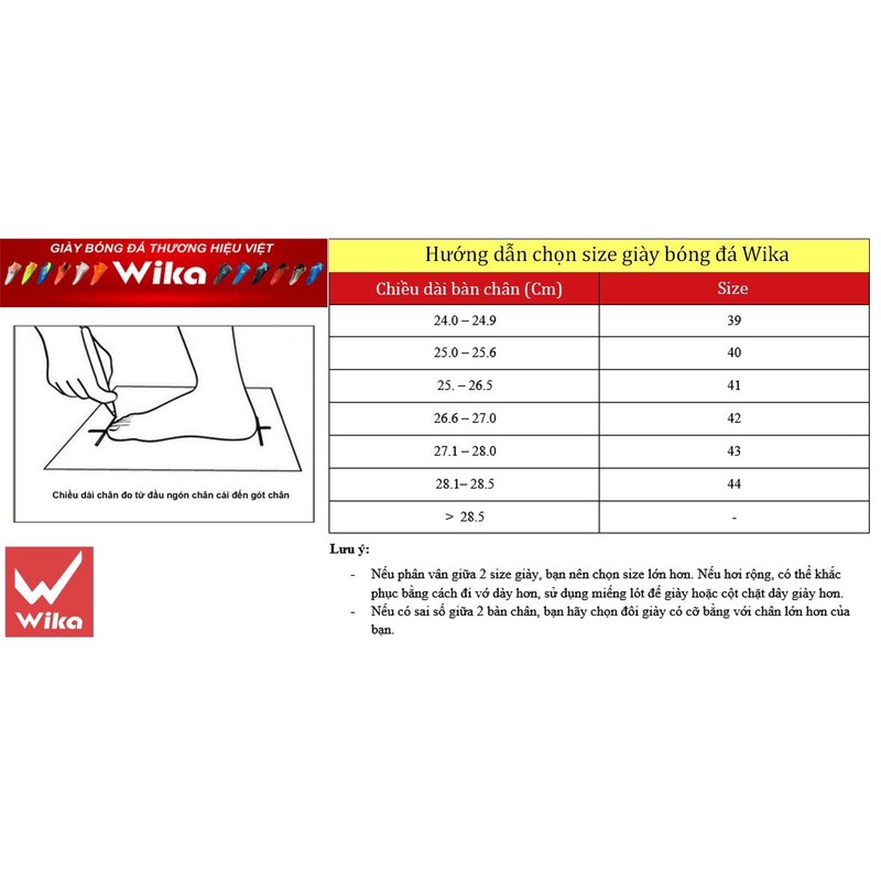 [CHÍNH HÃNG ]Giày bóng đá nam sân cỏ nhân tạo Wika QH19 NEO chính hãng đẹp bền giá rẻ KM - Tặng Tất chống trượt