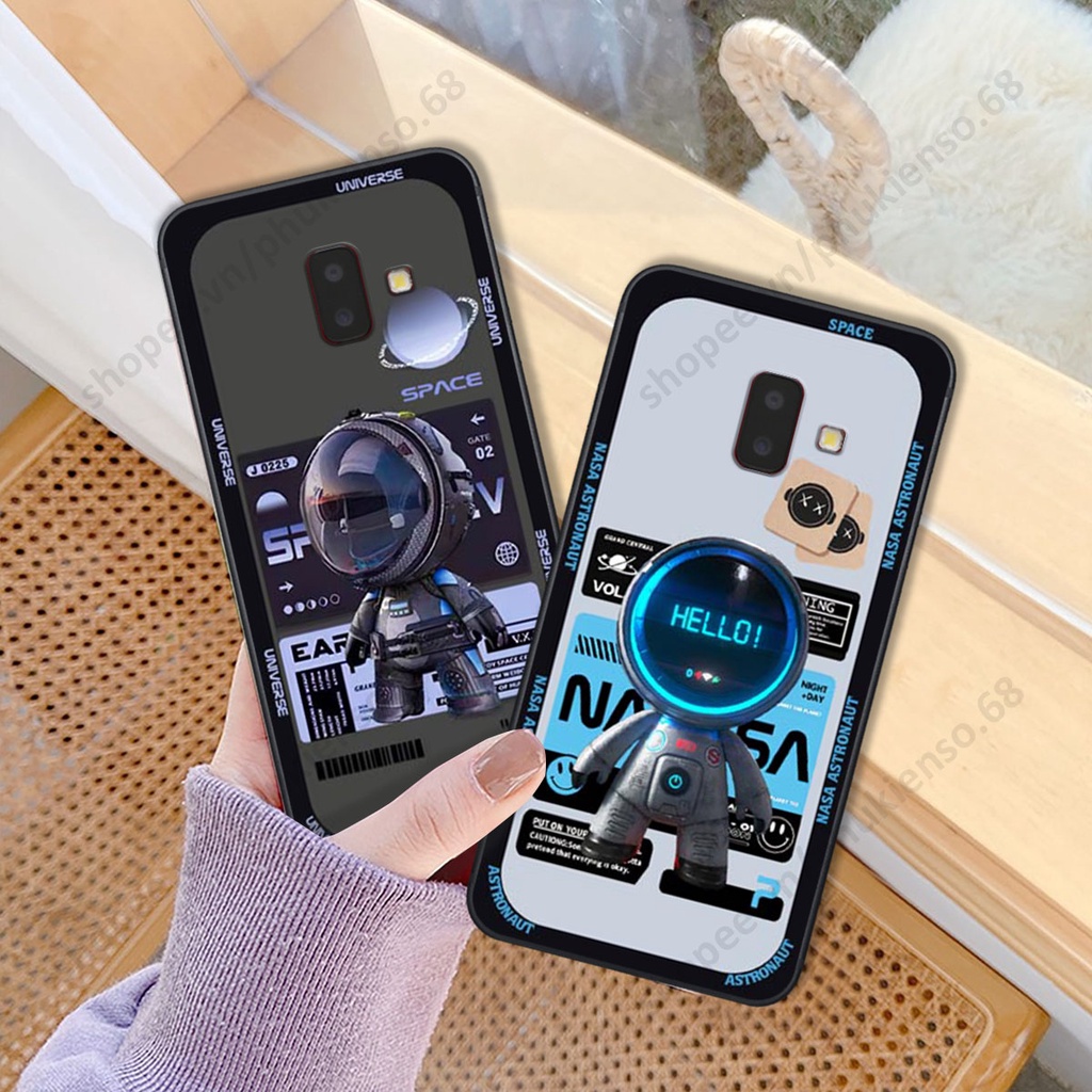 Ốp lưng Samsung J7 Plus / J7+ hình người máy, robot nasa đáng yêu dễ thương