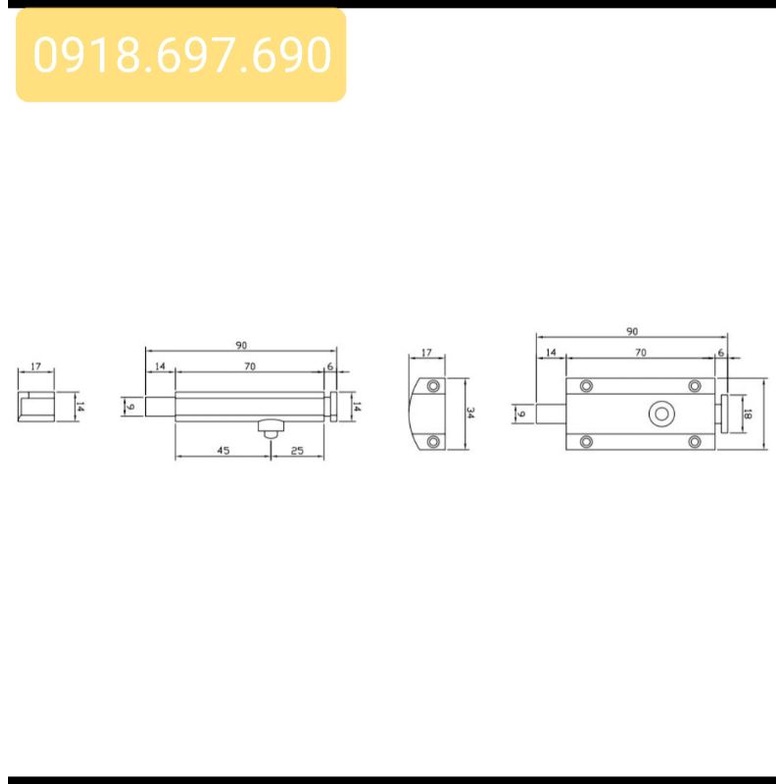 Chốt bấm chốt thỏ Vikini 46406.001