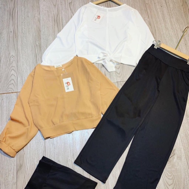 Sét áo nơ sau quần ống xuông ❤️❤️❤️ ( hàng về sau 3 ngày) | BigBuy360 - bigbuy360.vn