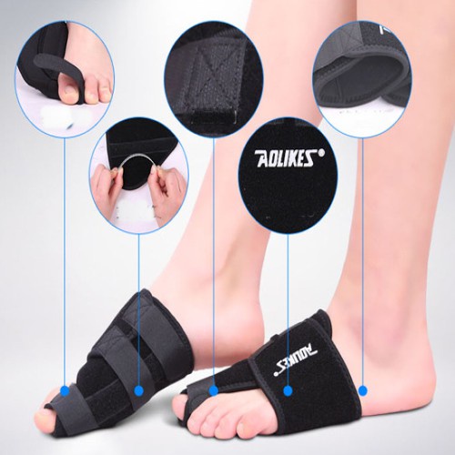 Đai cuốn bàn chân Aolikes AL 1051 bó bảo vệ xương ngón chân cái tất hở ngón thể thao gym đá bóng chạy bộ yoga