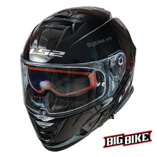 MŨ BẢO HIỂM BẢO HỘ CHO NGƯỜI ĐI XE MÁY LS2 FF800 bóng ECE.06