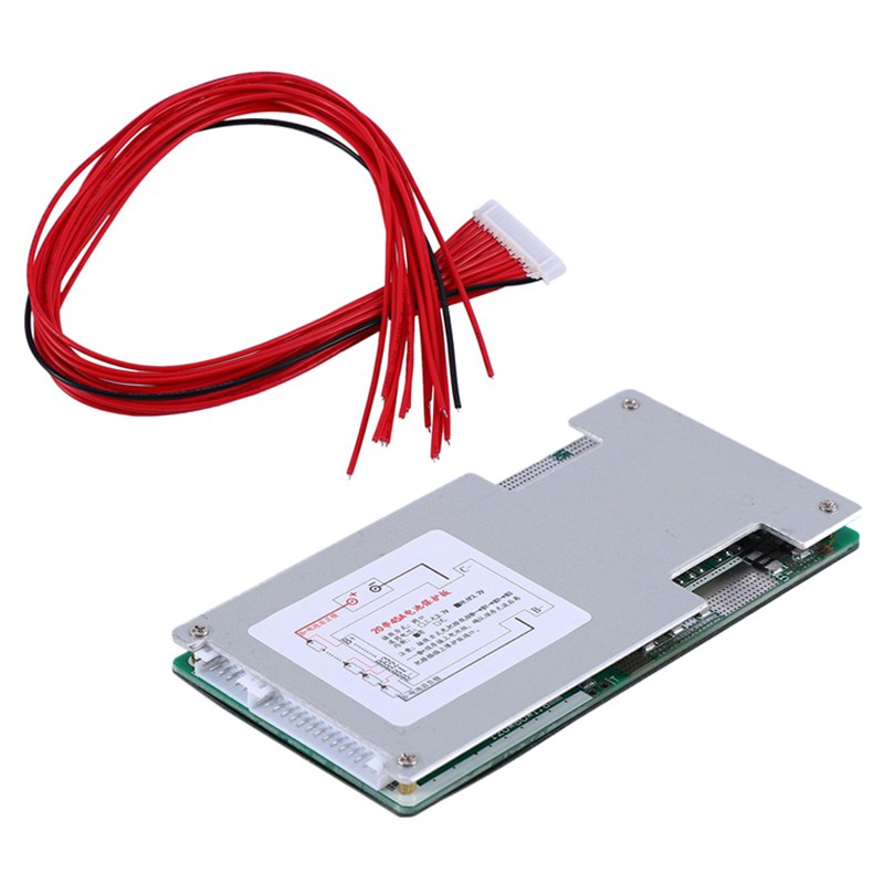 1 Bảng Mạch Bảo Vệ Pin LiFePo4 20S 60V 45A BMS PCB Kèm Cân Bằng Dành Cho Xe Máy Điện