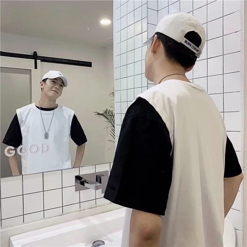 ⚠️ ẢNH THẬT ⚠️ 40-80kg Áo nam nữ ba lỗ / sát nách thời trang bigsize unisex THUN DÀY MỊN 2 MÀU ĐEN TRẮNG