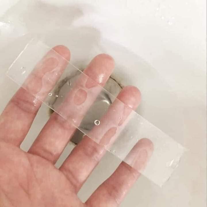 Băng dính 2 hai mặt keo dán trắng đa năng trong suốt 3m,5m siêu tiện lợi