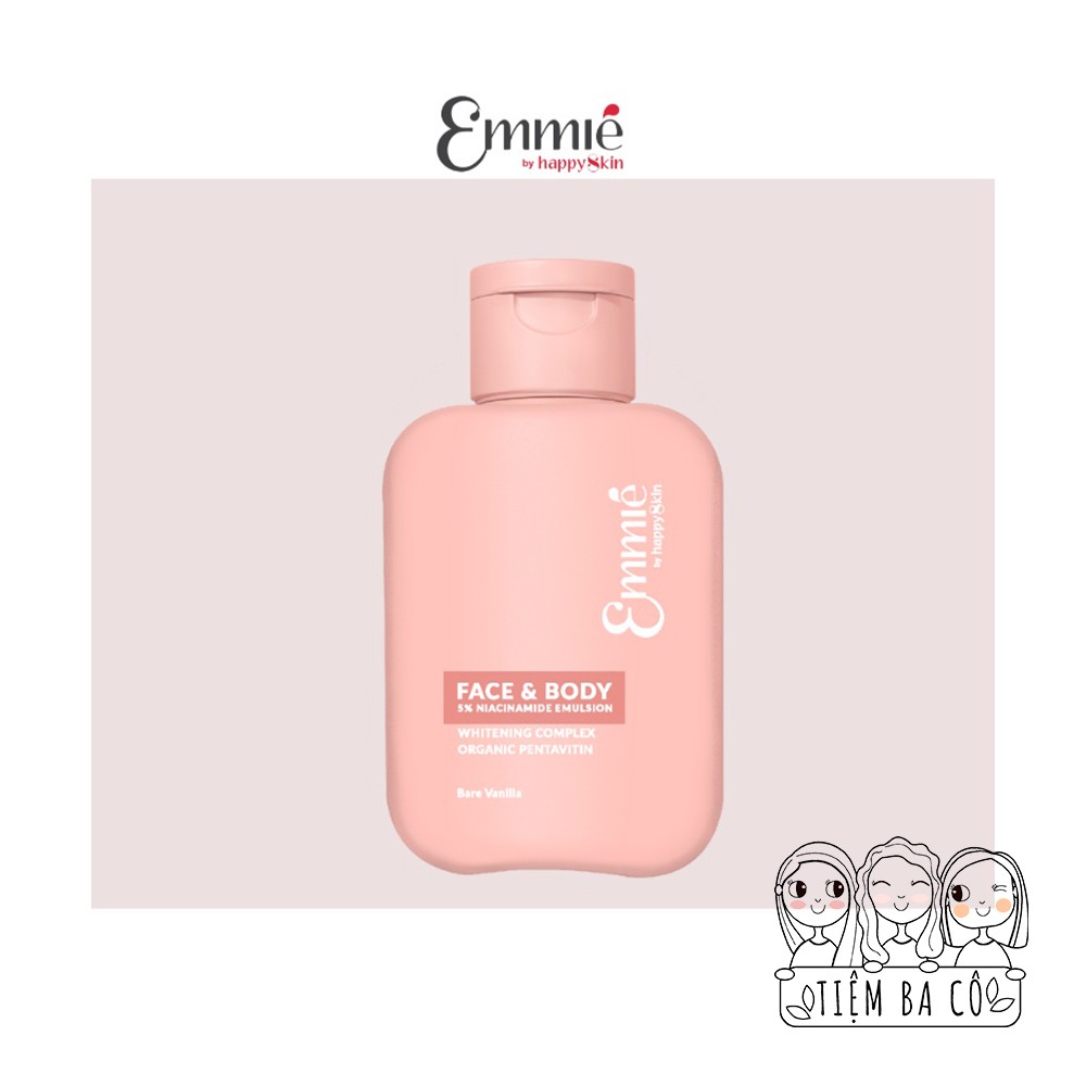 Kem Dưỡng Trắng Da Cho Mặt Và Body 85ml Emmié By Happy Skin Emmie